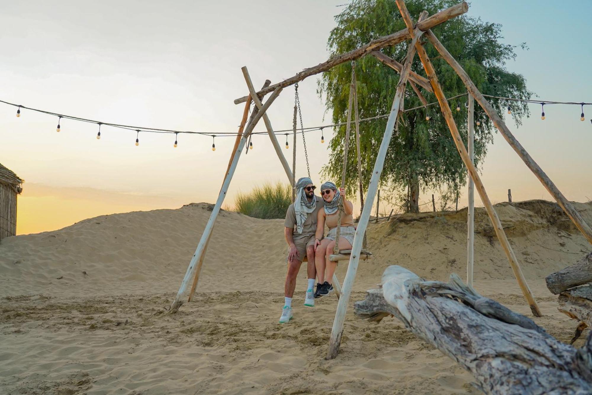 Al Marmoom Oasis Luxury Experiential Desert Resort Dubai Exterior photo