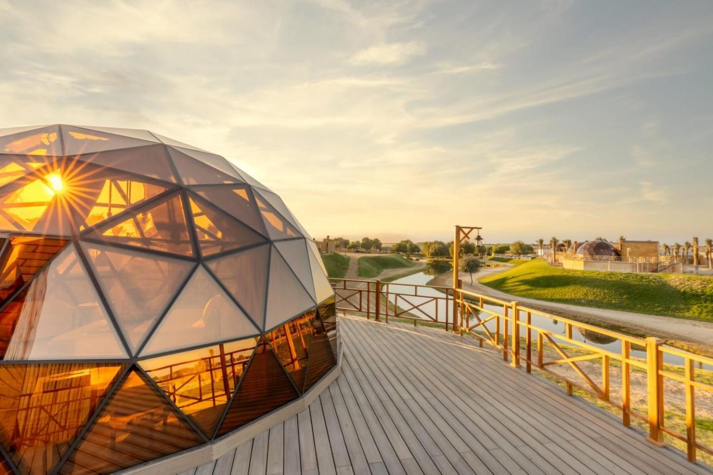Al Marmoom Oasis Luxury Experiential Desert Resort Dubai Exterior photo