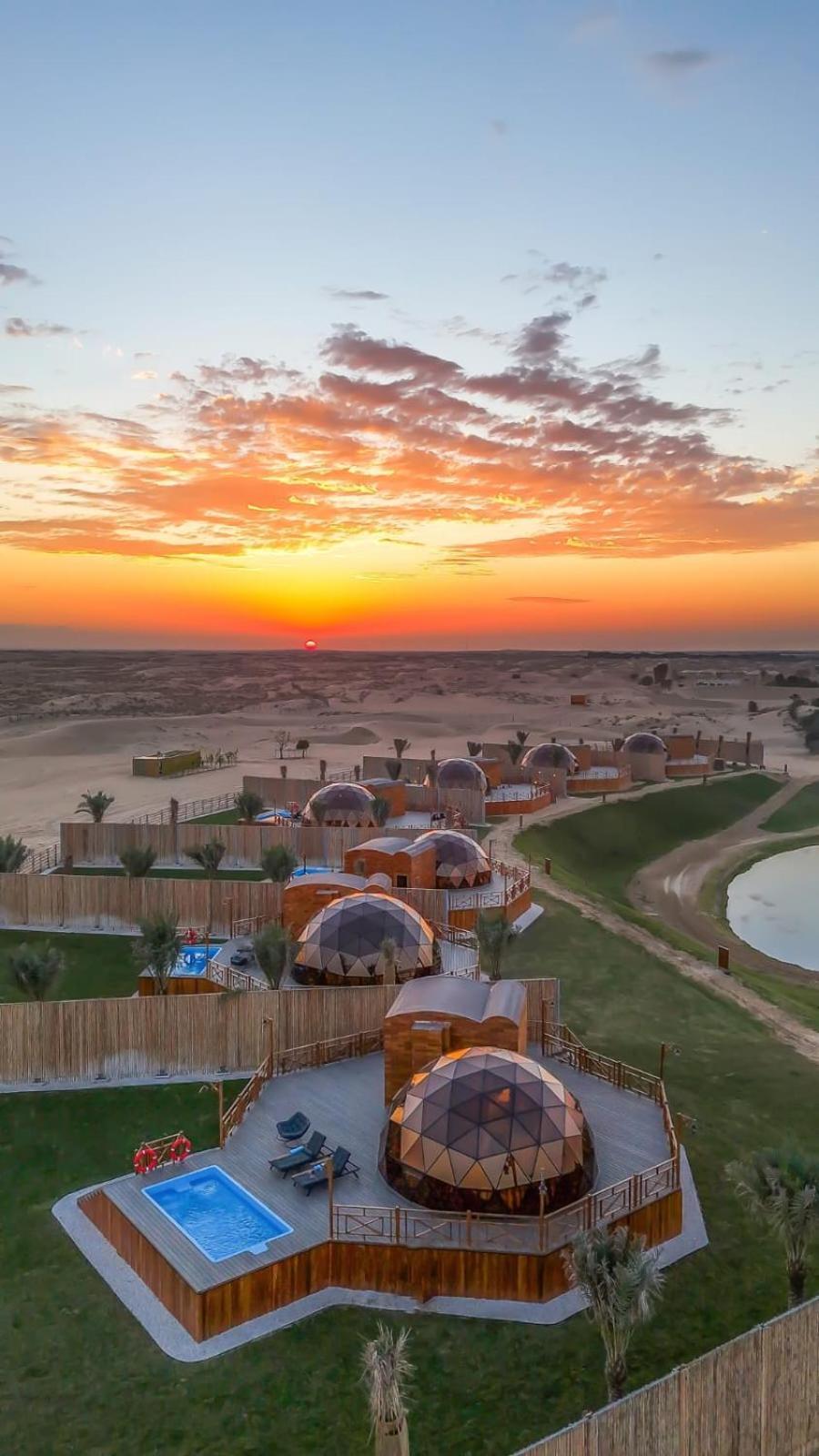 Al Marmoom Oasis Luxury Experiential Desert Resort Dubai Exterior photo